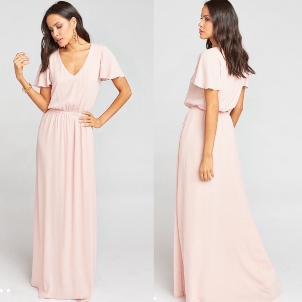 Show Me Your MuMu Michelle Flutter Maxi Dress